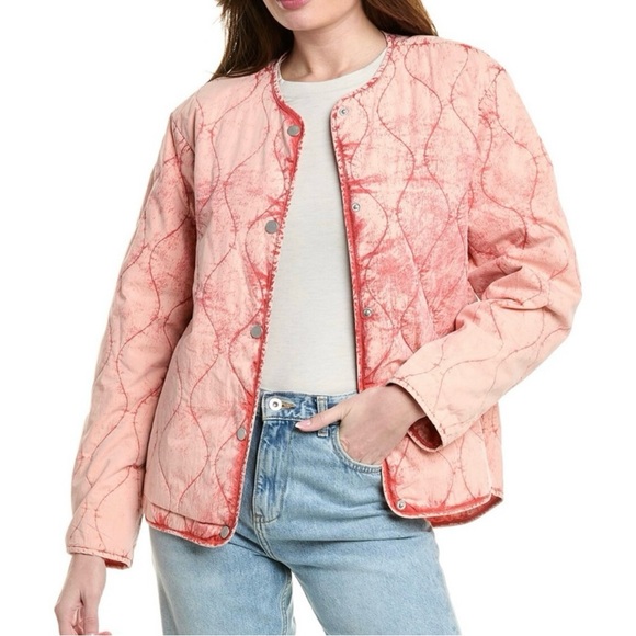 All Saints Reign Overdyed Liner Jacket - Picture 1 of 6
